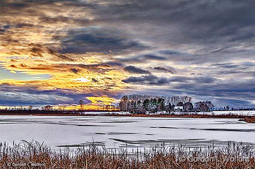 Kilmarnock Island Near Sunset_48046-8.jpg - Photographed along the Rideau River near Kilmarnock, Ontario, Canada.